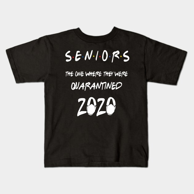 Senior Class Of 2020 Graduation Funny Quarantine Kids T-Shirt by TheYouthStyle